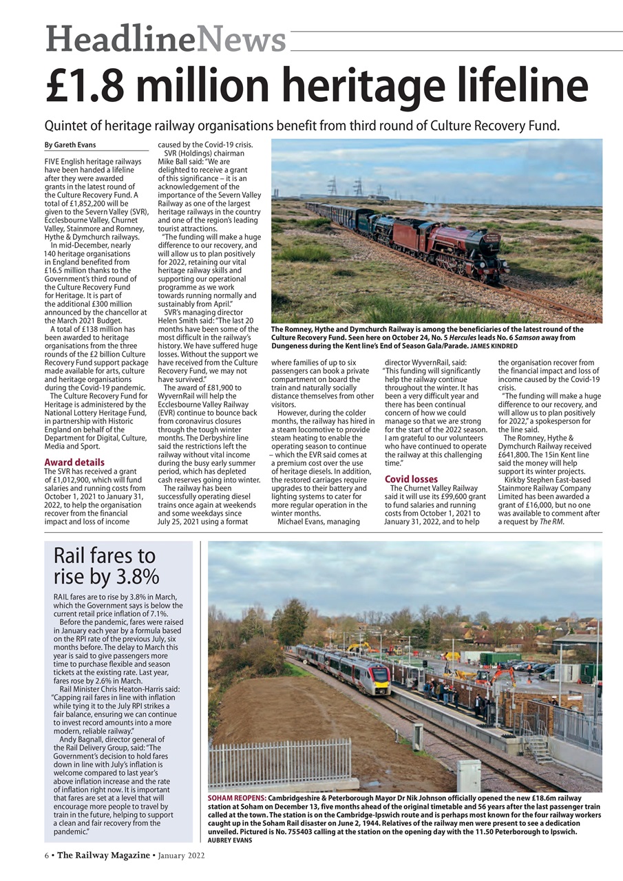 Railway Magazine Preview Pages