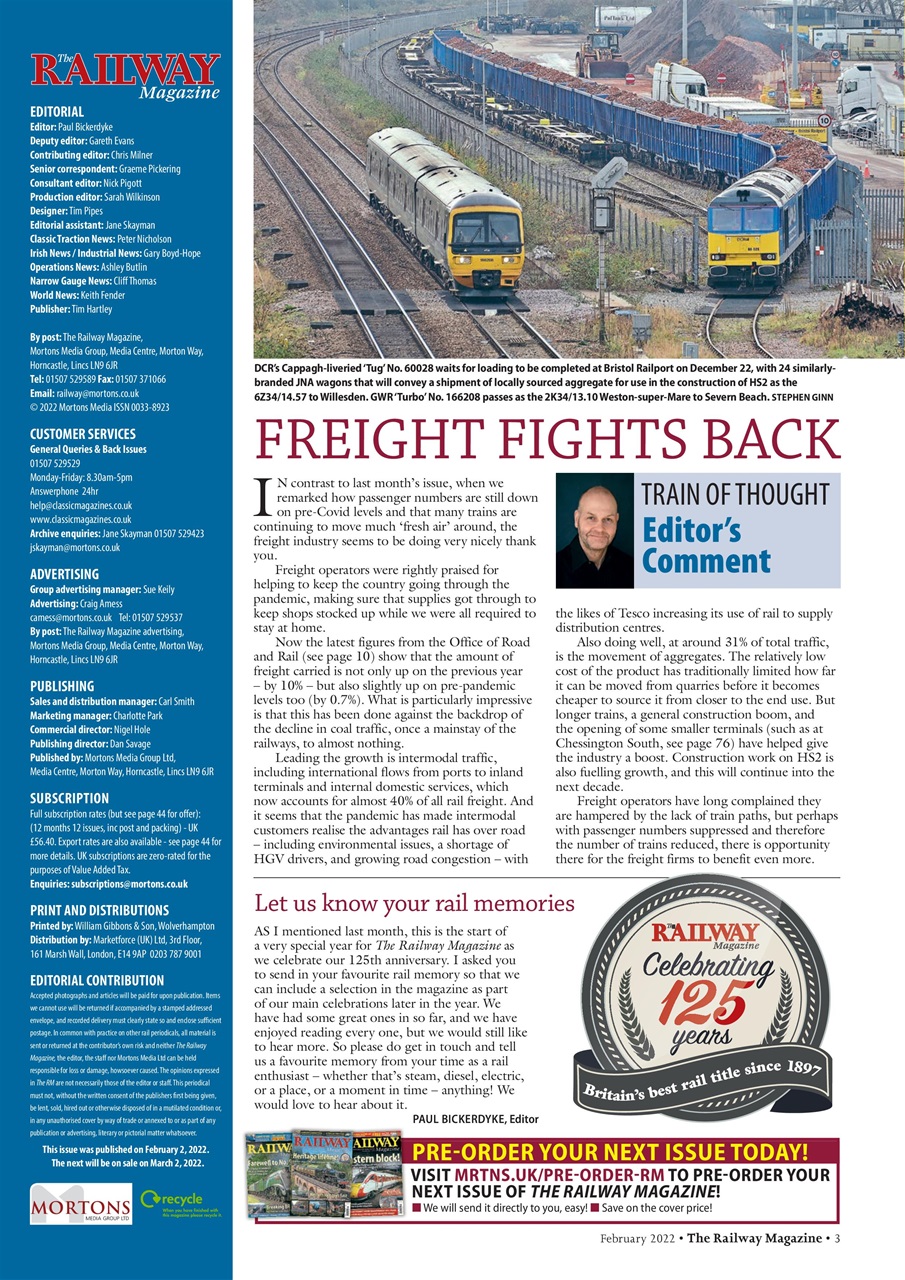 Railway Magazine Preview Pages