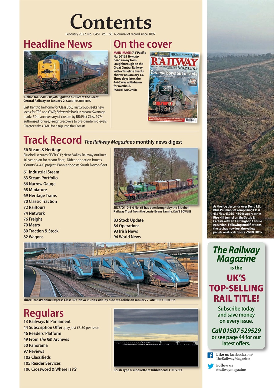 Railway Magazine Preview Pages