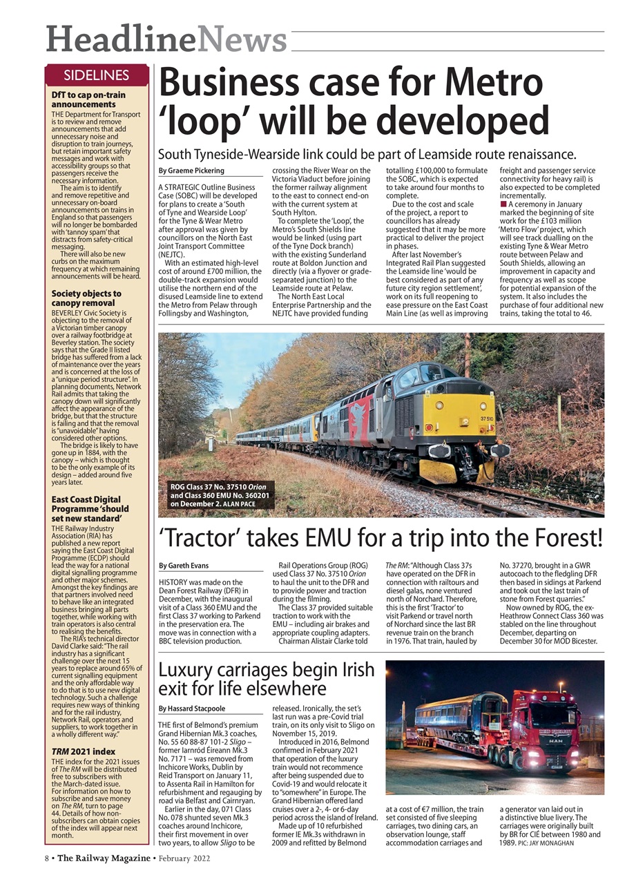 Railway Magazine Preview Pages
