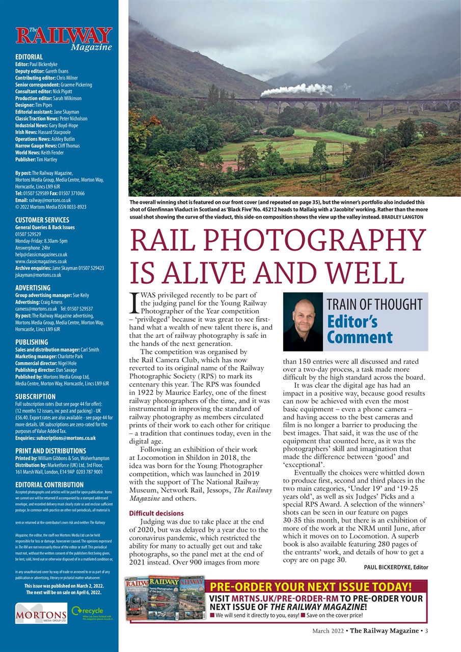 Railway Magazine Preview Pages