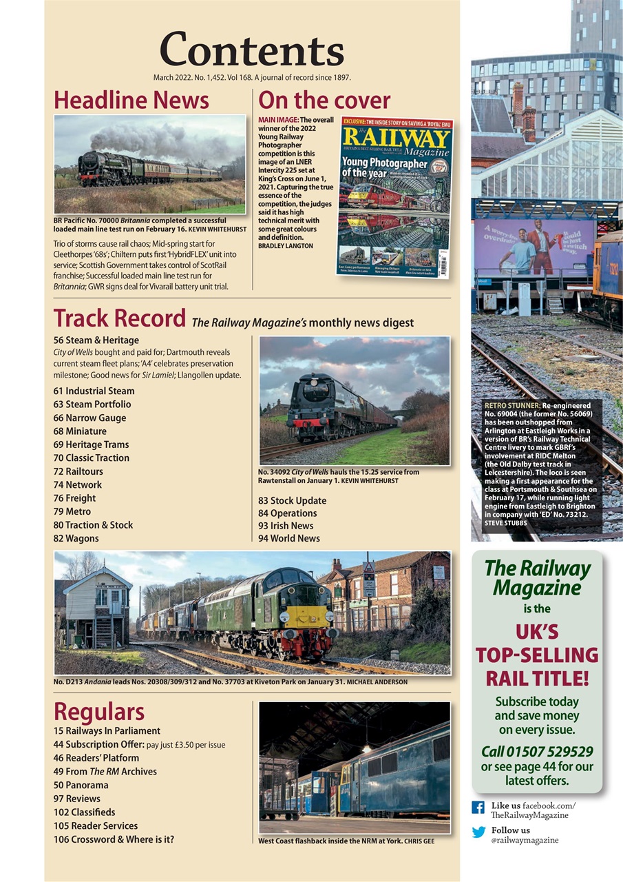 Railway Magazine Preview Pages