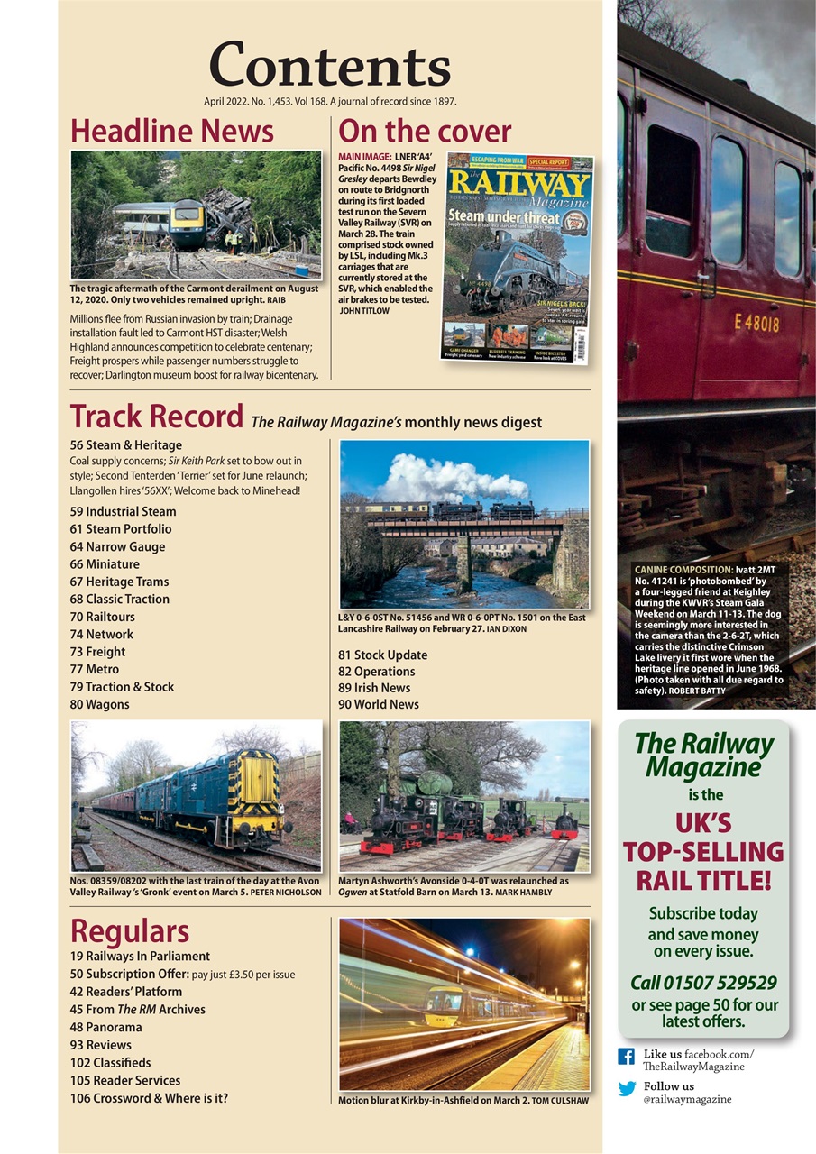 Railway Magazine Preview Pages