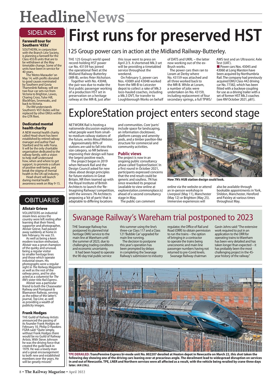 Railway Magazine Preview Pages