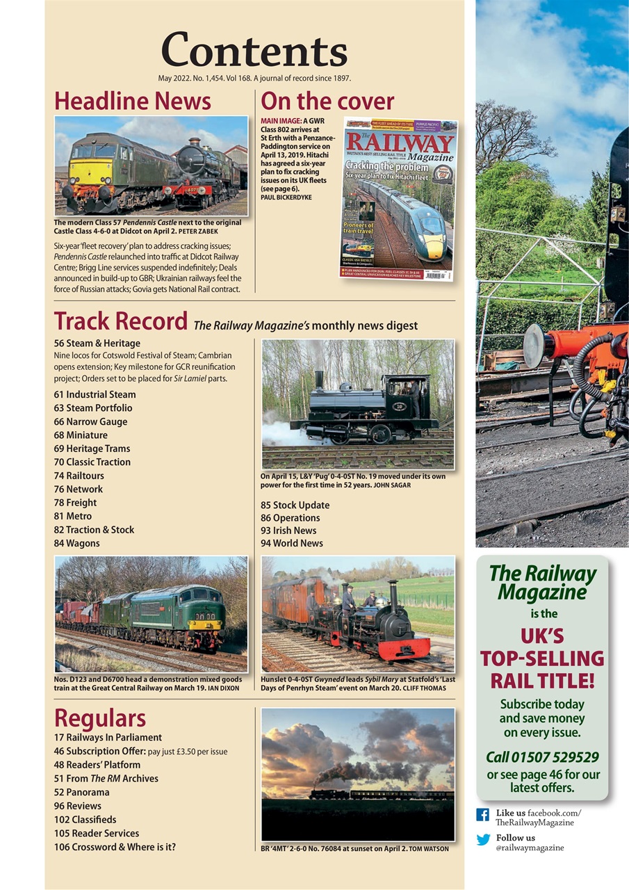Railway Magazine Preview Pages