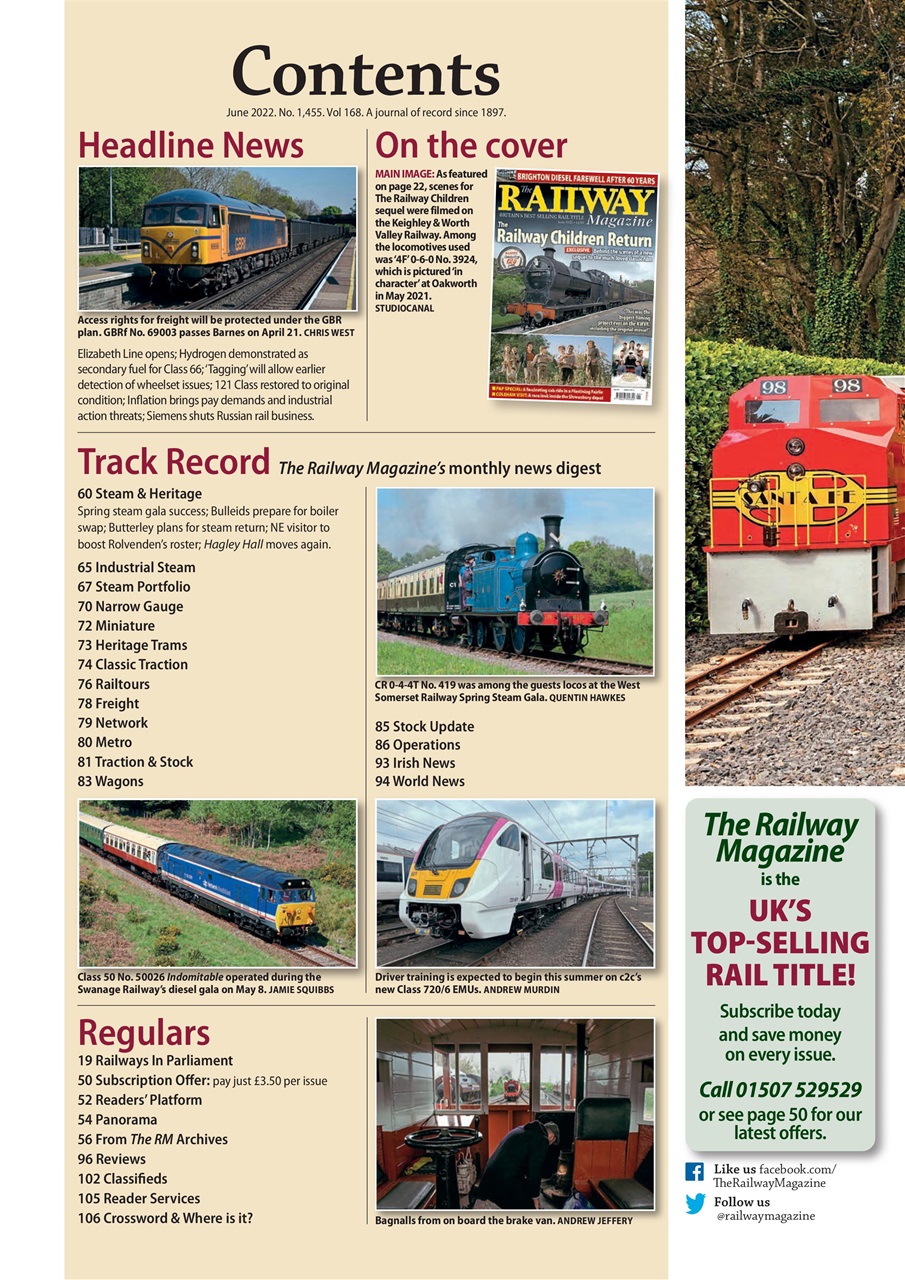 Railway Magazine Preview Pages