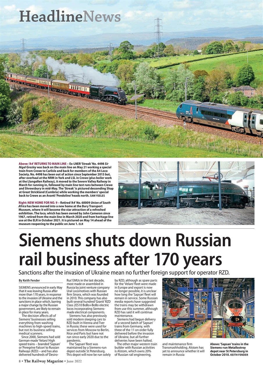Railway Magazine Preview Pages