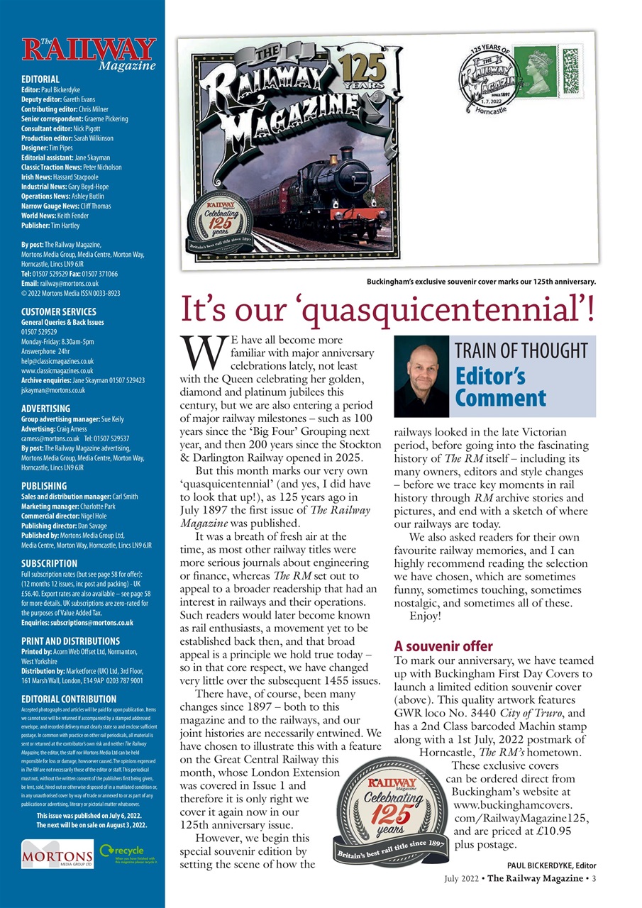 Railway Magazine Preview Pages