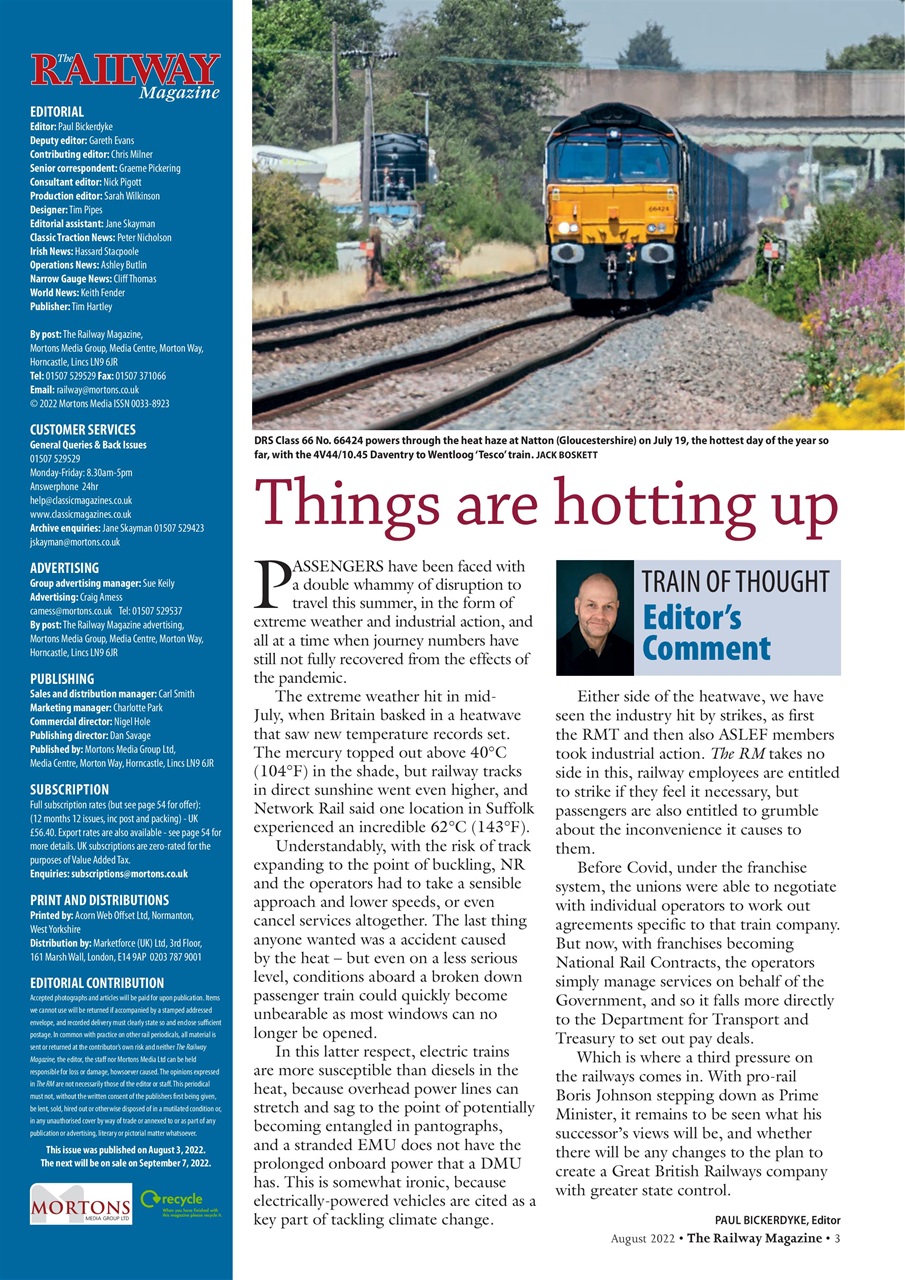 Railway Magazine Preview Pages