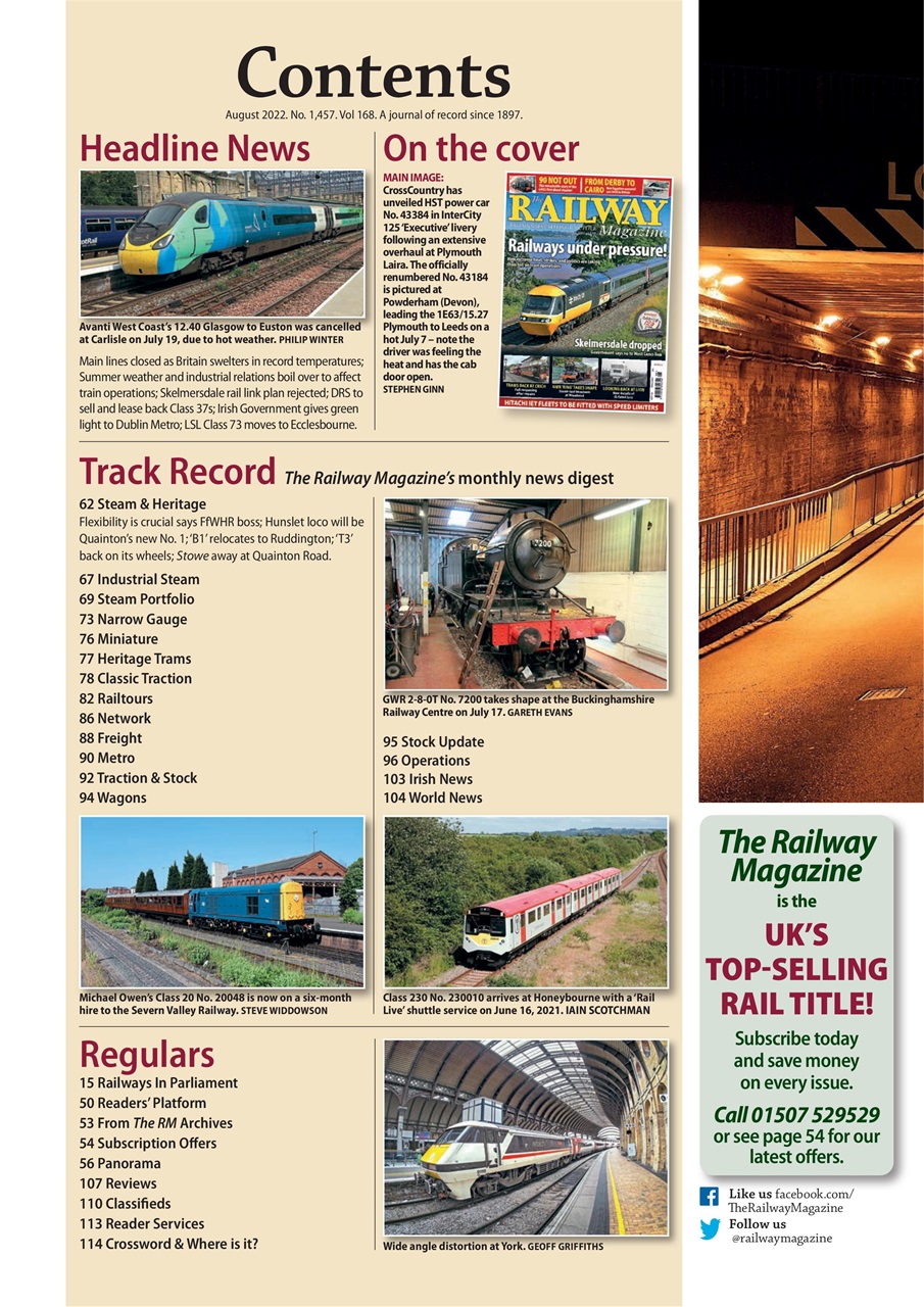 Railway Magazine Preview Pages