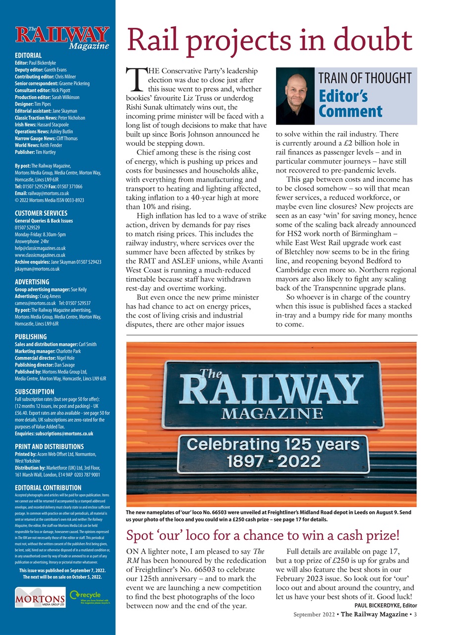 Railway Magazine Preview Pages