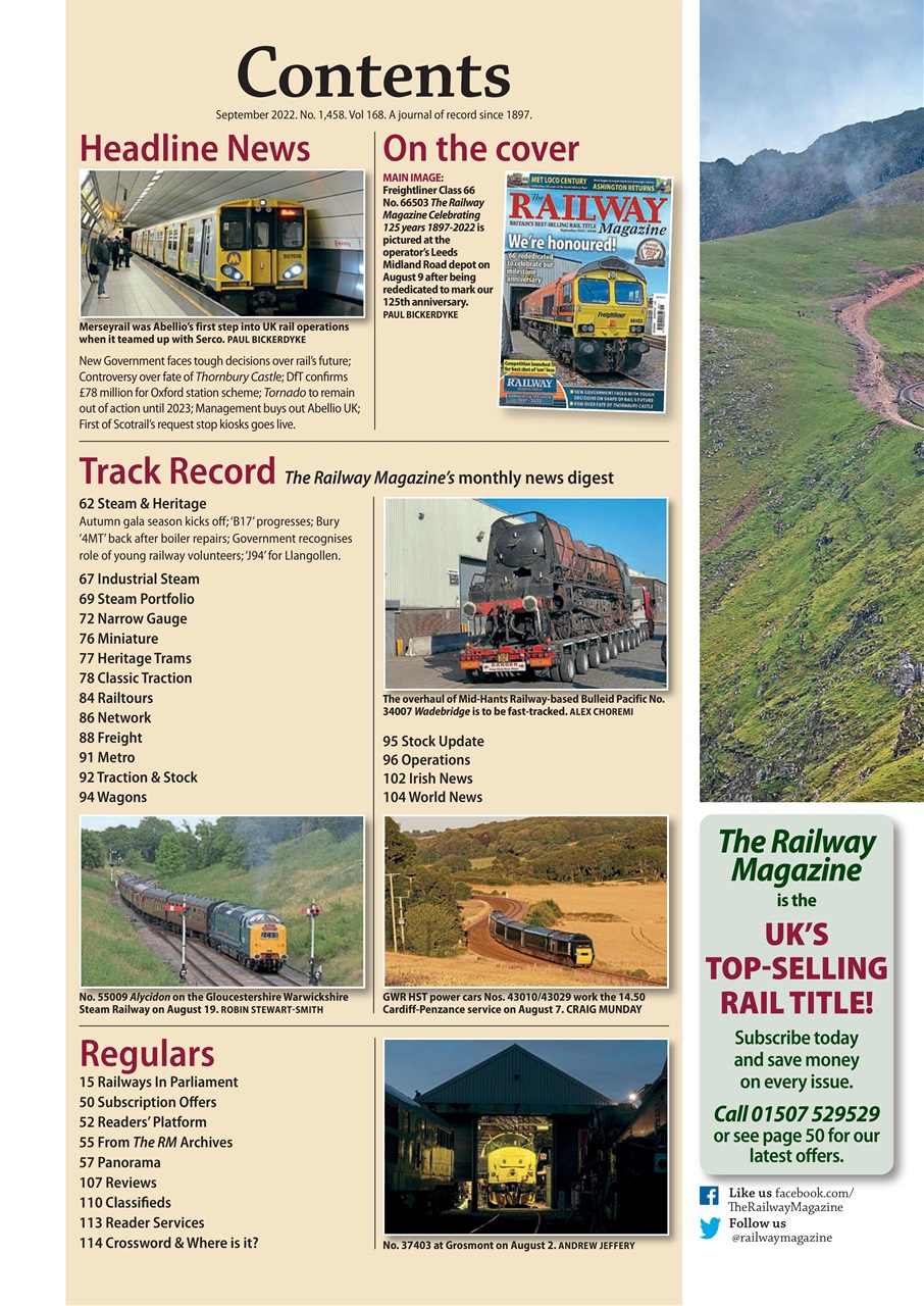 Railway Magazine Preview Pages