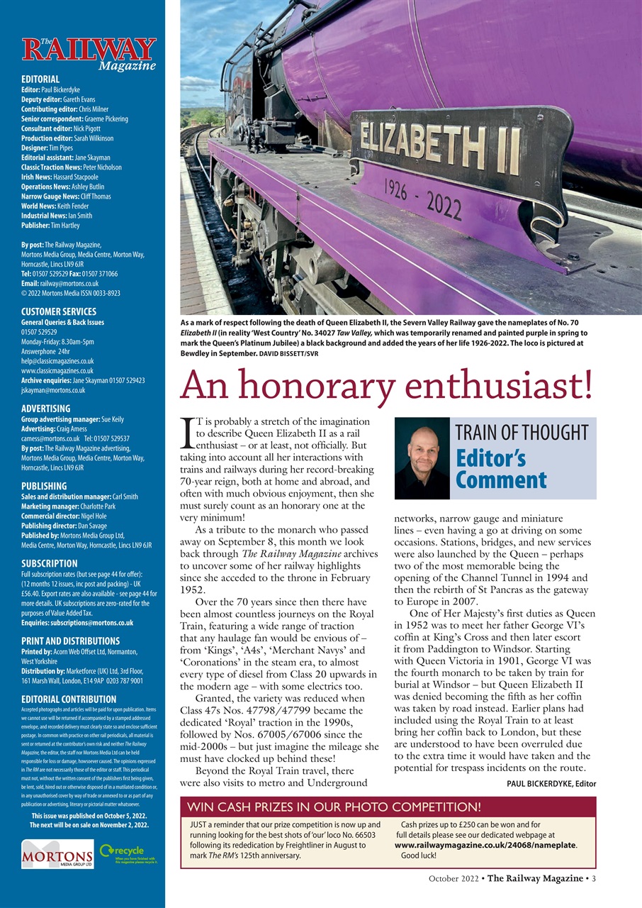 Railway Magazine Preview Pages