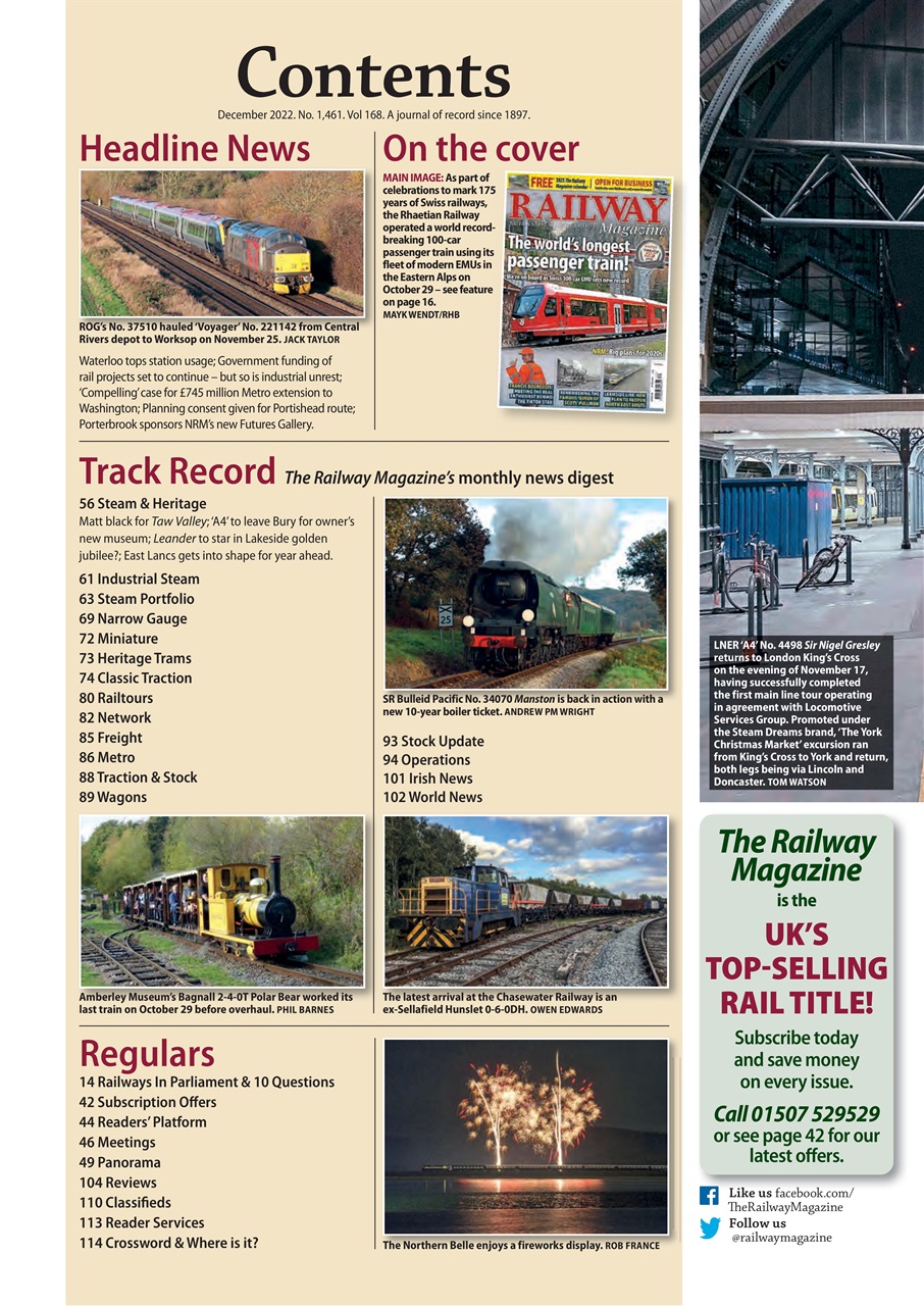 Railway Magazine Preview Pages