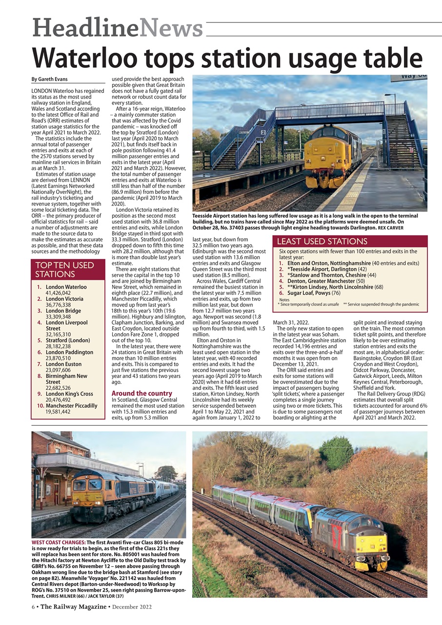 Railway Magazine Preview Pages