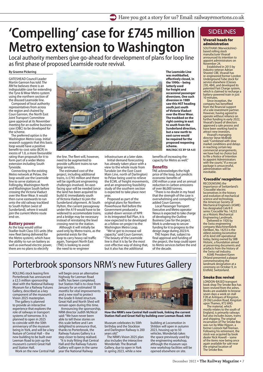 Railway Magazine Preview Pages