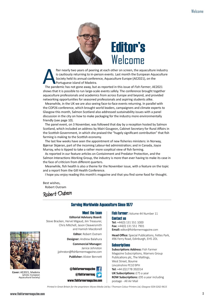 Fish Farmer Magazine Preview Pages