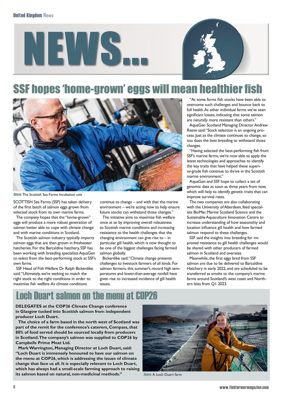 Fish Farmer Magazine Preview Pages