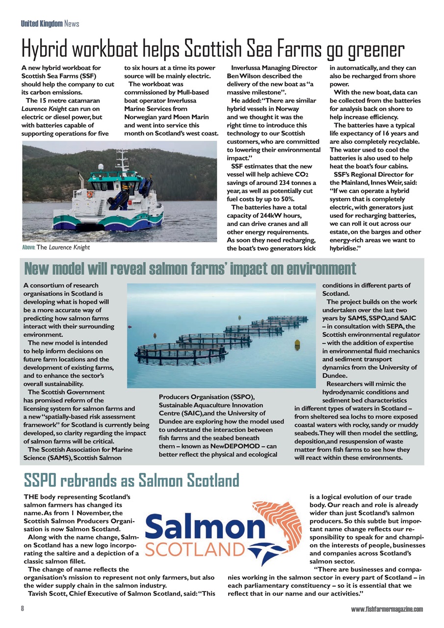 Fish Farmer Magazine Preview Pages