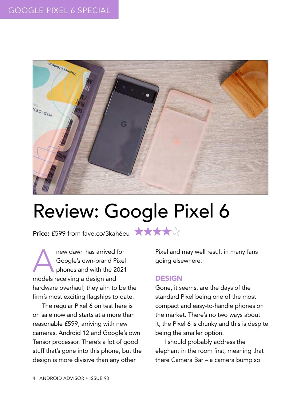 Android Advisor Preview Pages