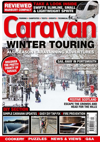 Caravan Magazine issue Dec 2021/Jan 2022 Winter Touring