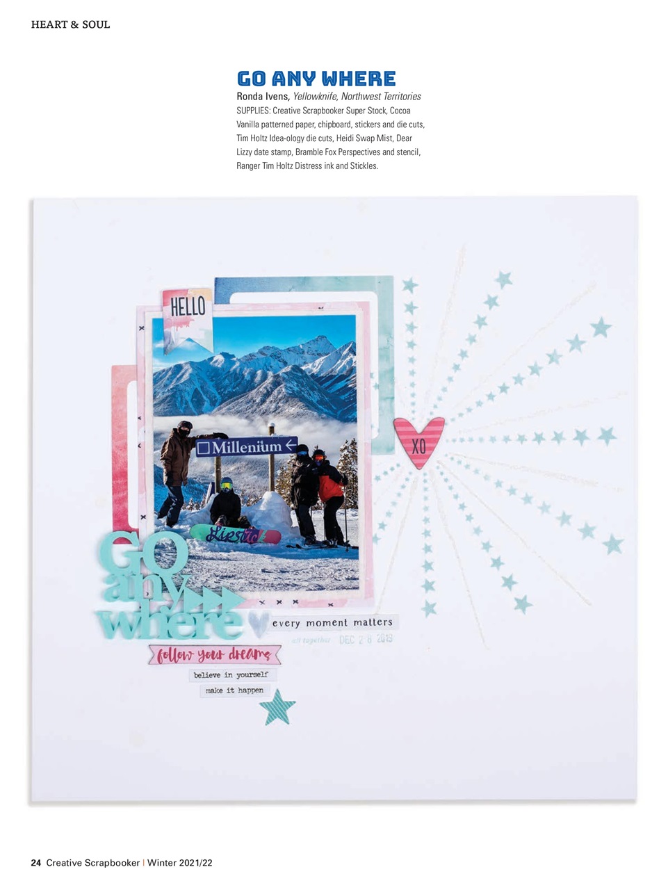 Creative Scrapbooker Preview Pages