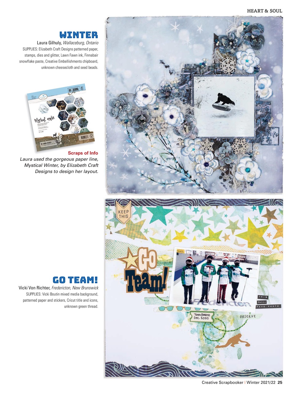 Creative Scrapbooker Preview Pages