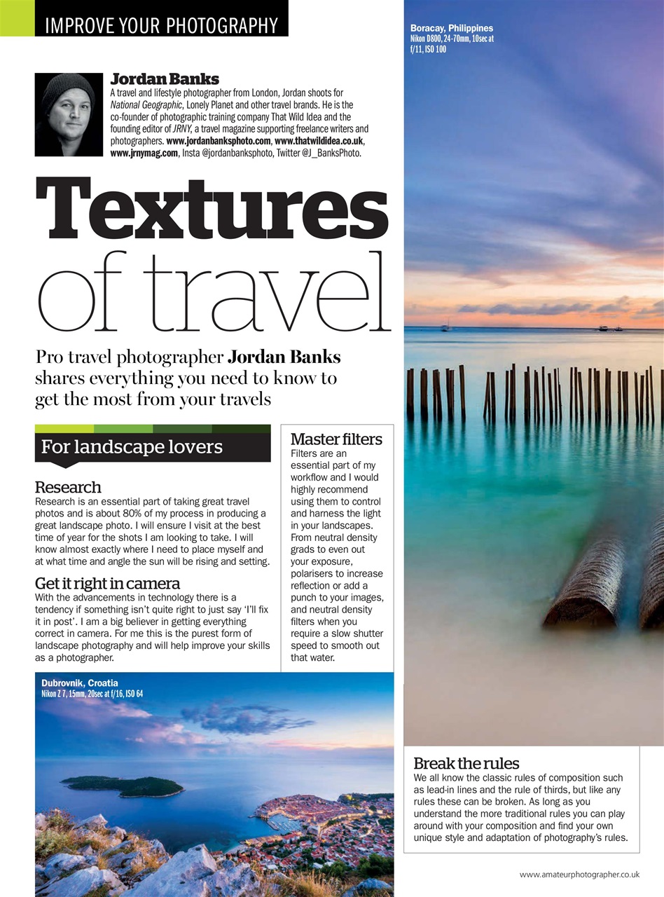 Improve Your Photography Preview Pages