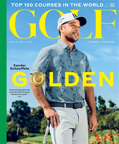 Golf Magazine issue Nov/ Dec 2021