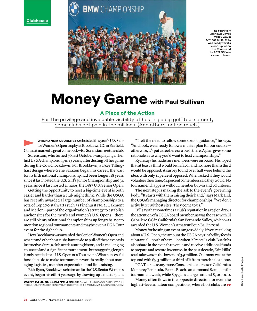 Golf Magazine Preview Pages