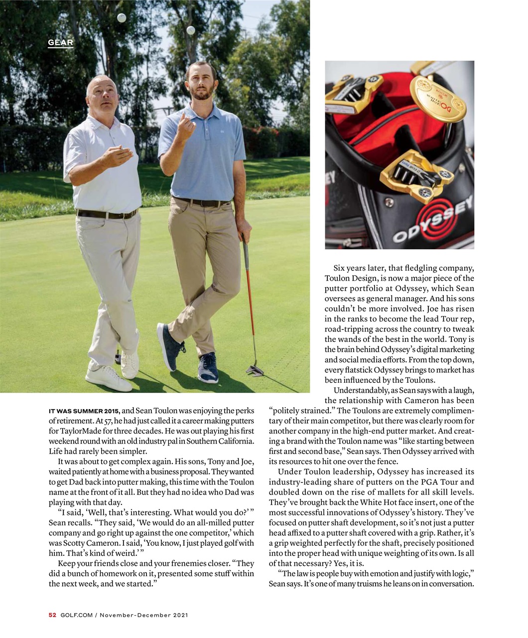 Golf Magazine Preview Pages