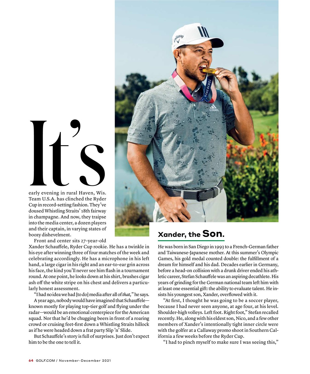Golf Magazine Preview Pages