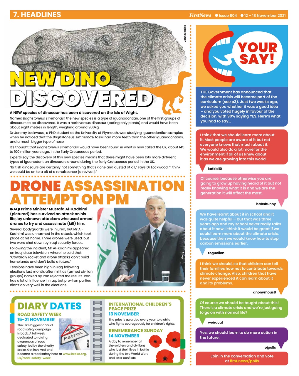 First News Preview Pages