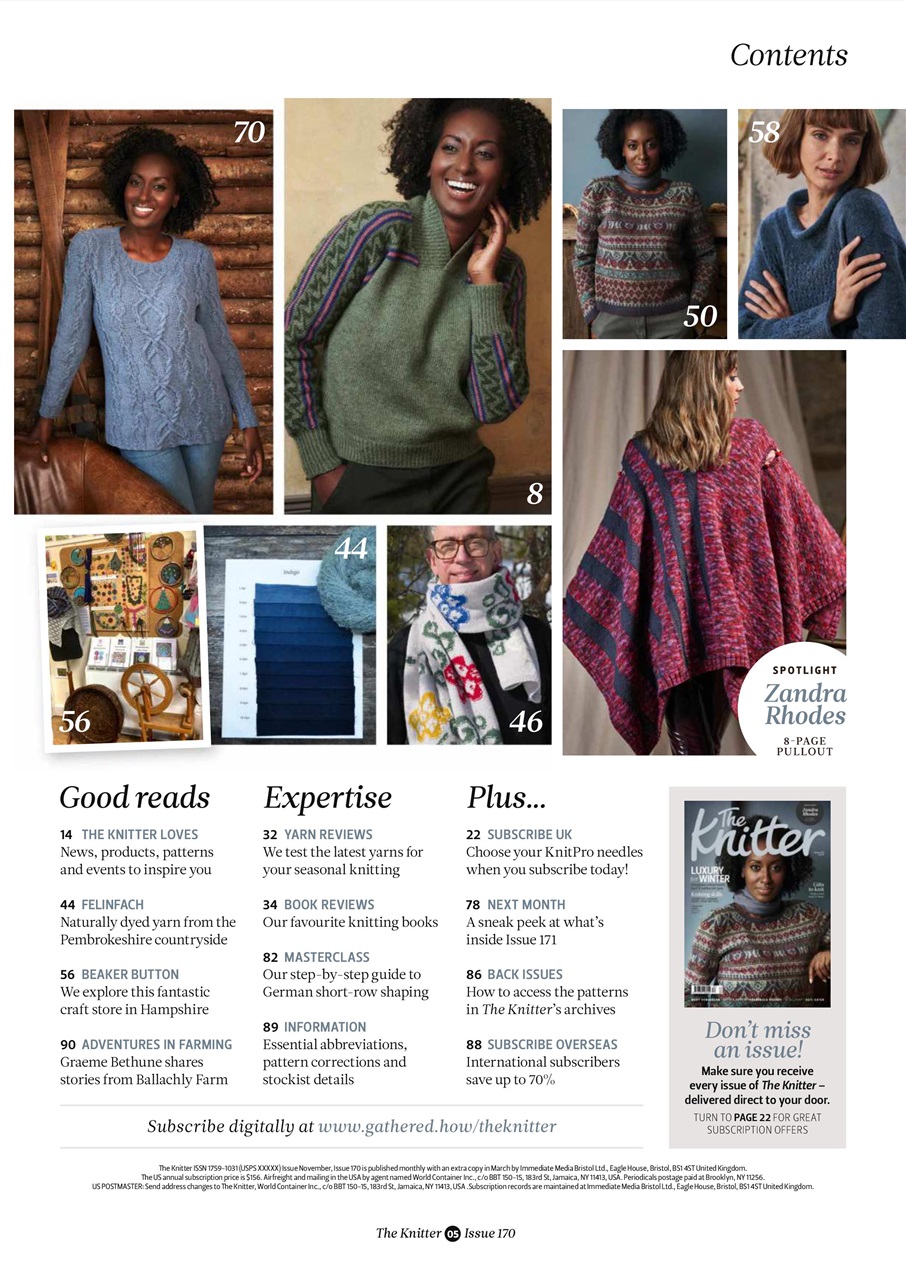 The Knitter Preview Pages