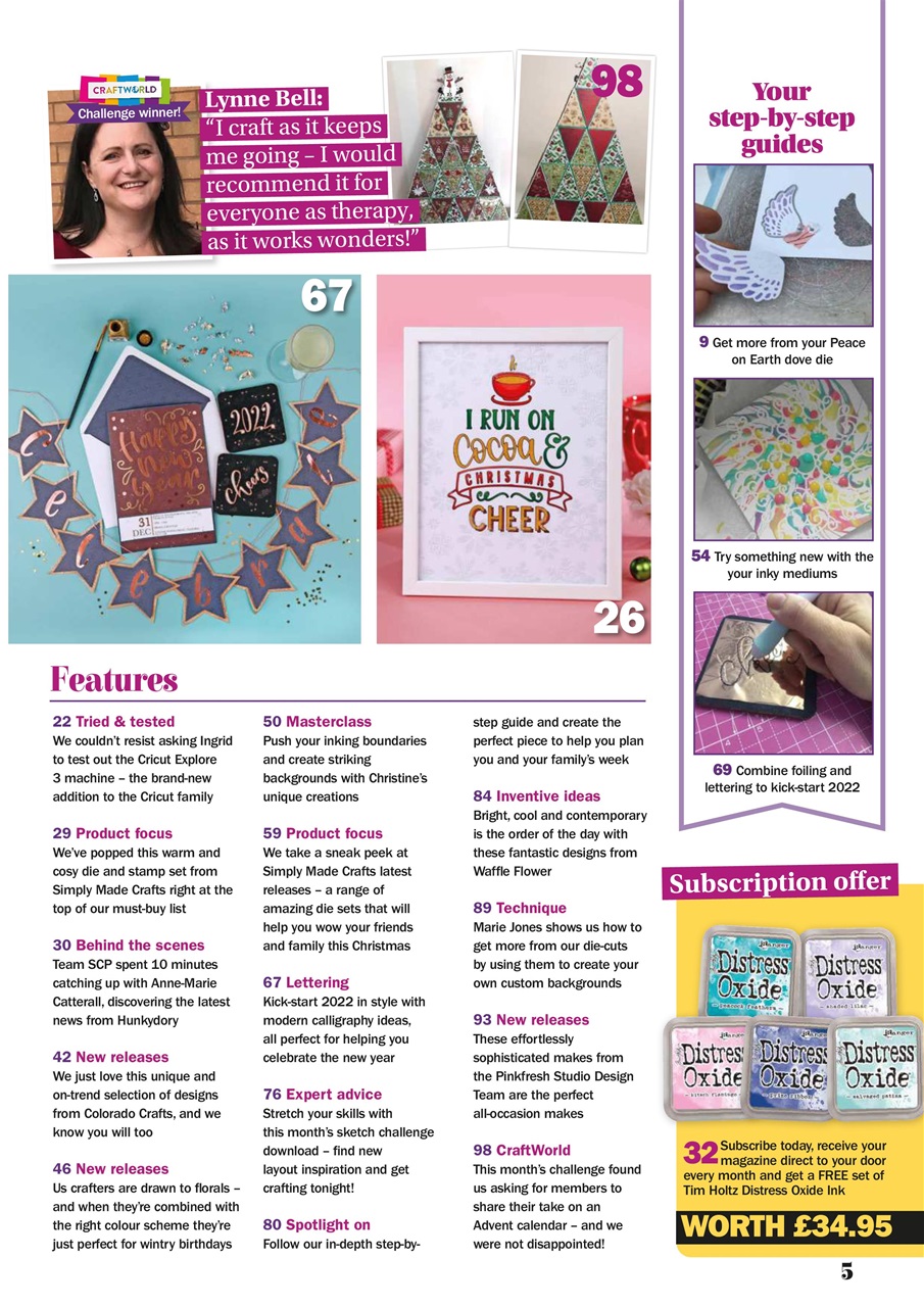 Simply Cards & Papercraft Preview Pages