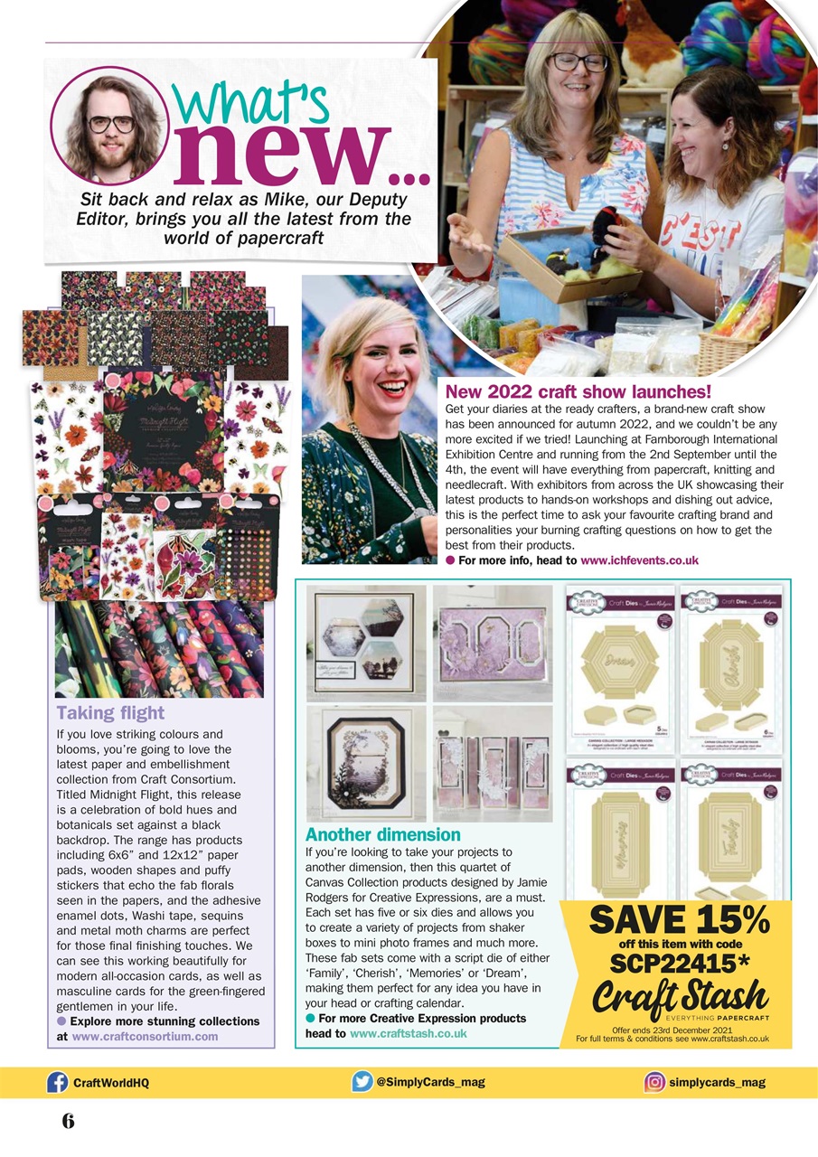 Simply Cards & Papercraft Preview Pages