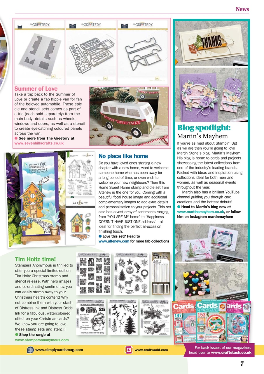 Simply Cards & Papercraft Preview Pages