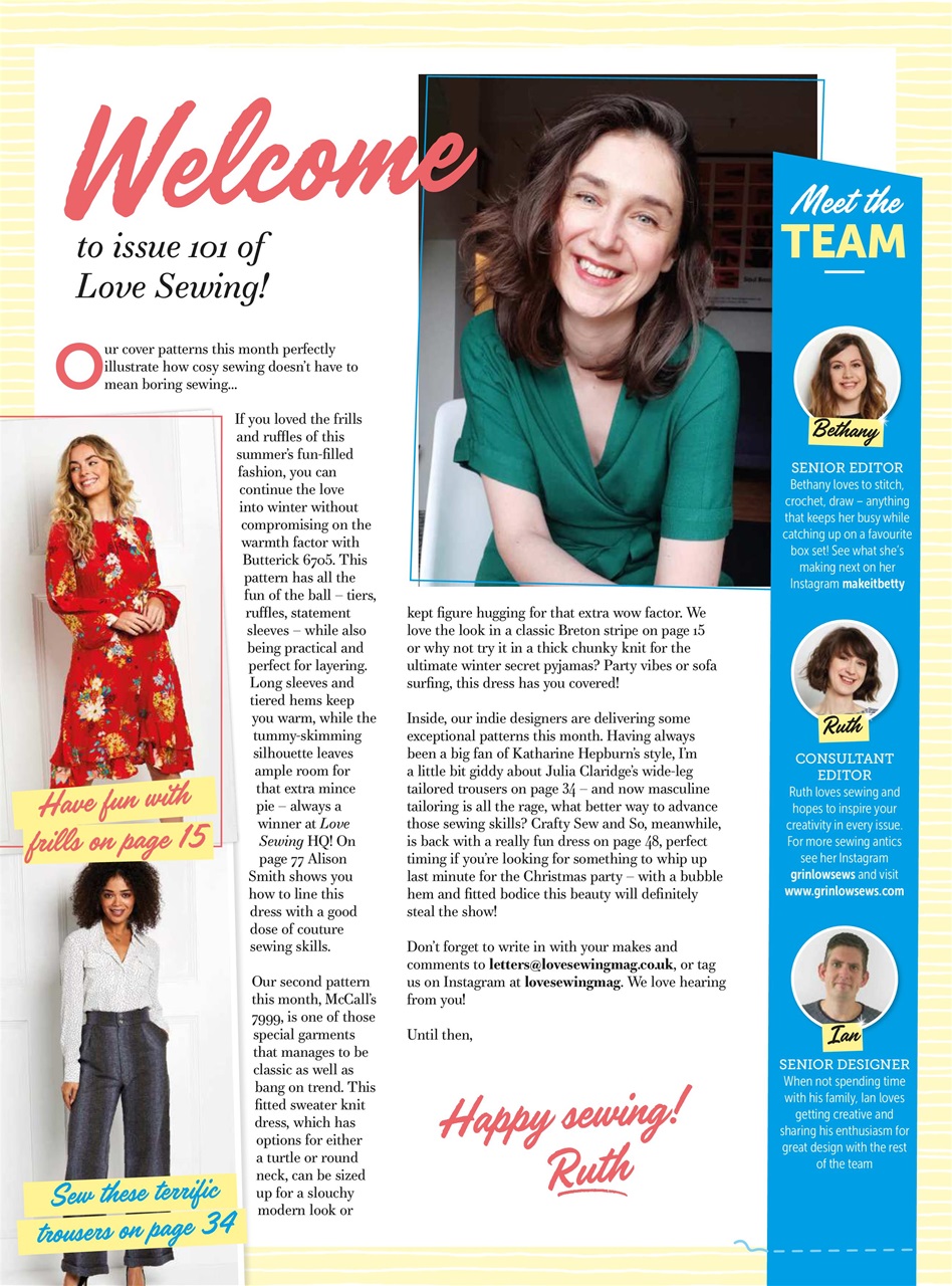 Love Sewing Preview Pages