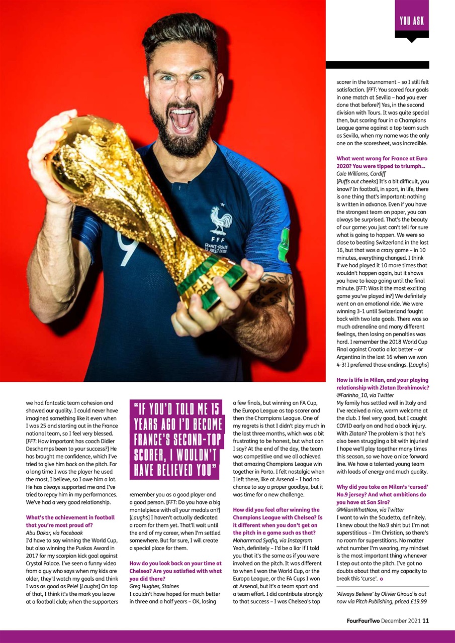 FourFourTwo Preview Pages