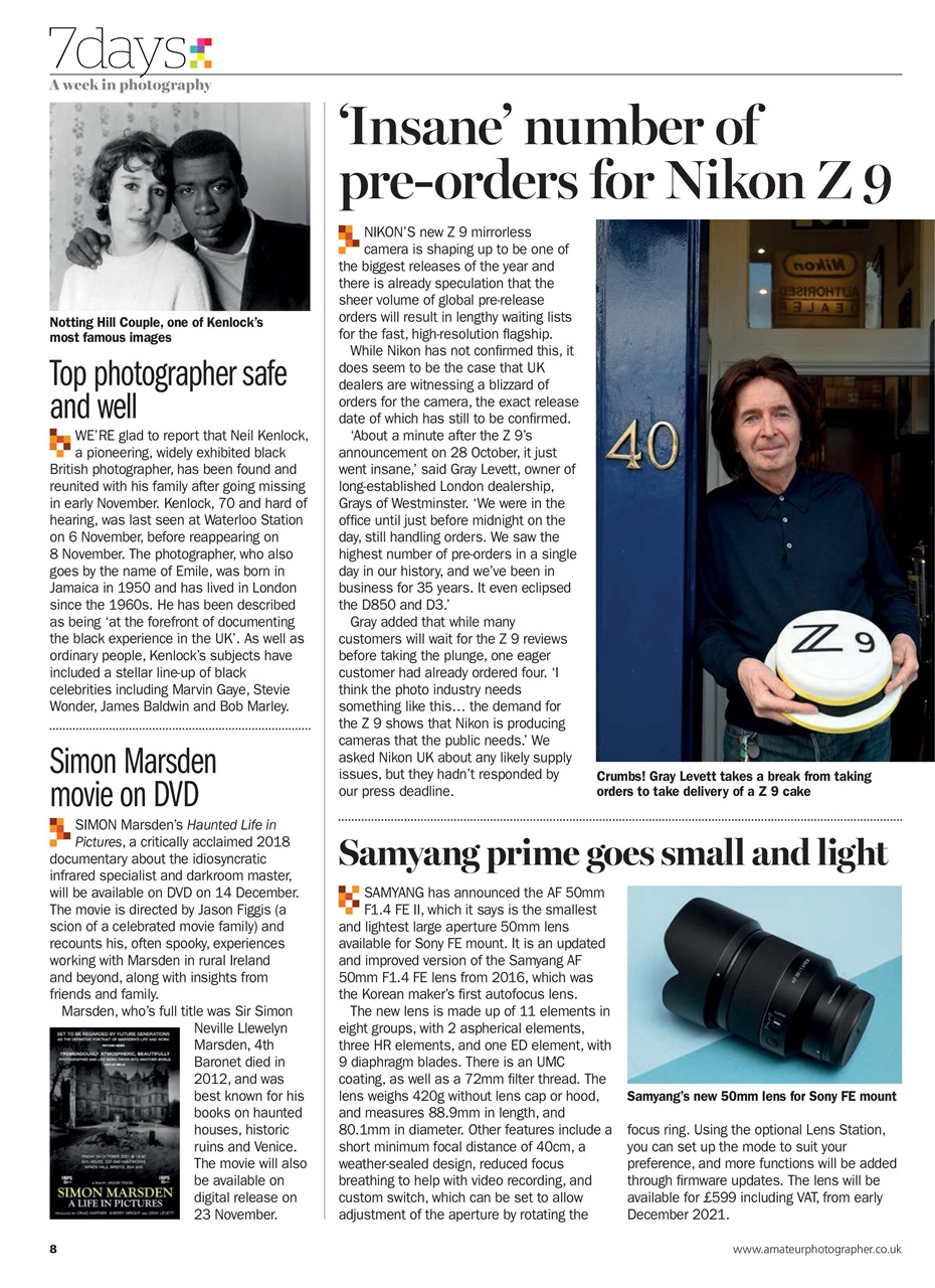 Amateur Photographer Preview Pages
