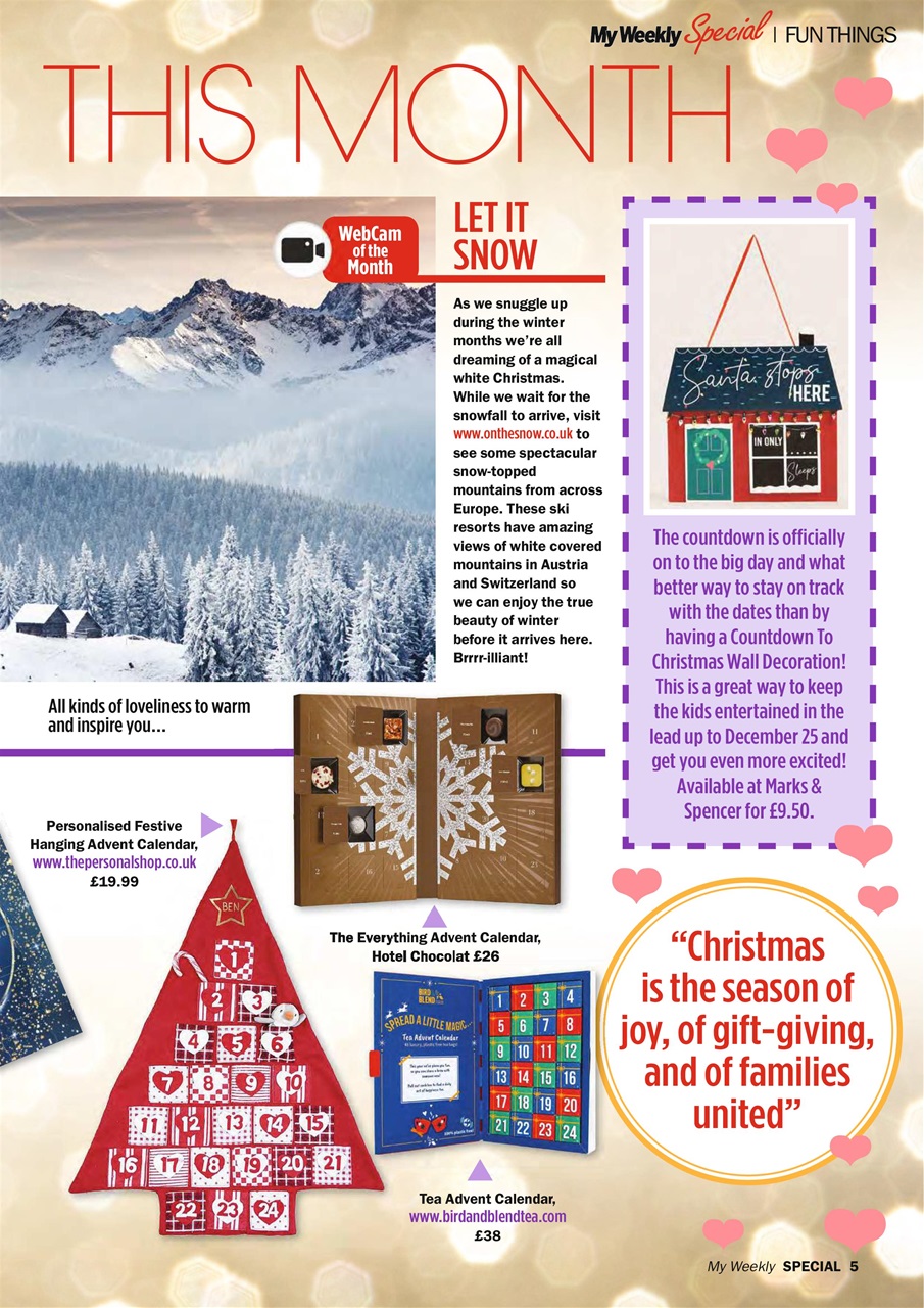 My Weekly Special Preview Pages