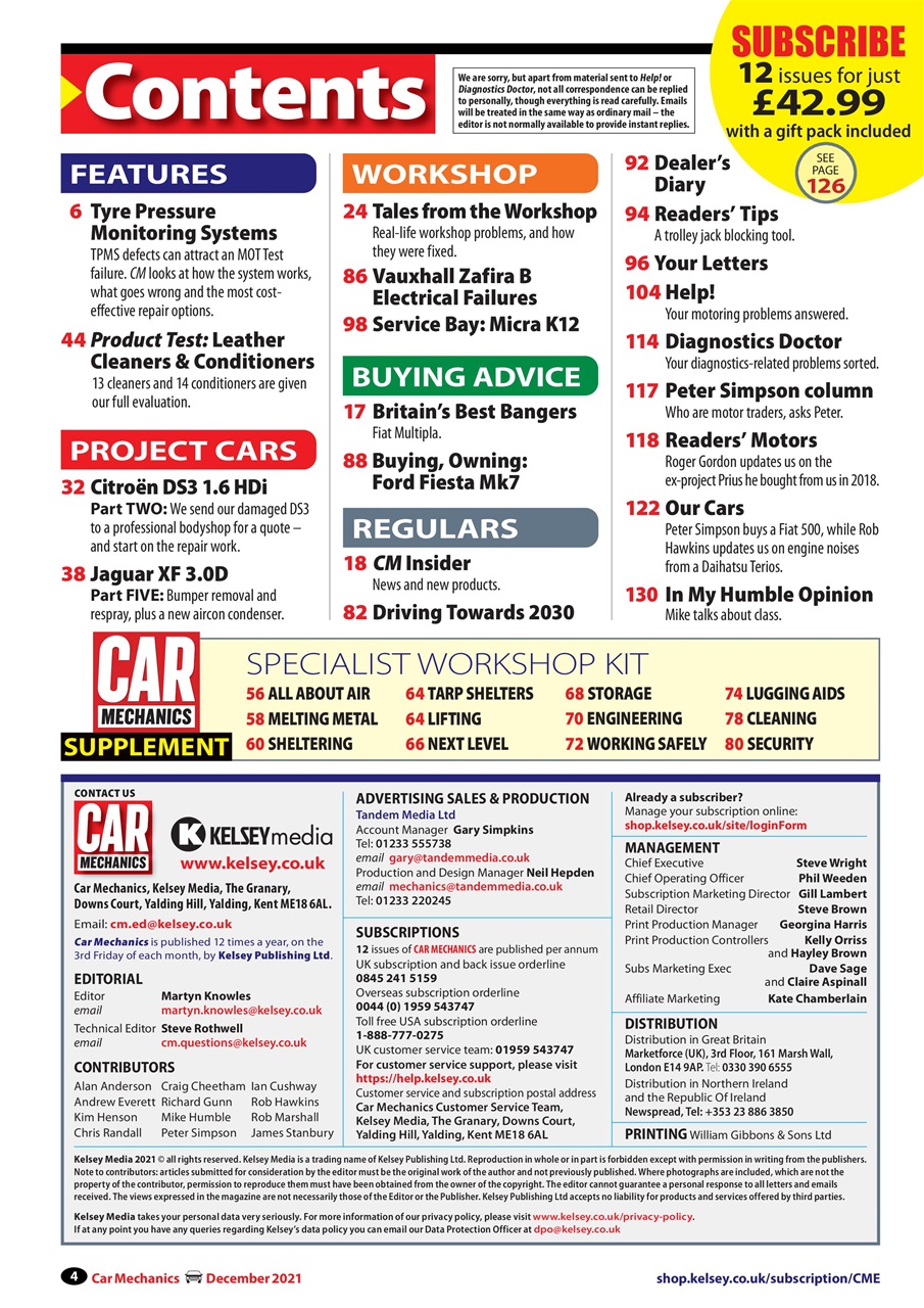 Car Mechanics Preview Pages