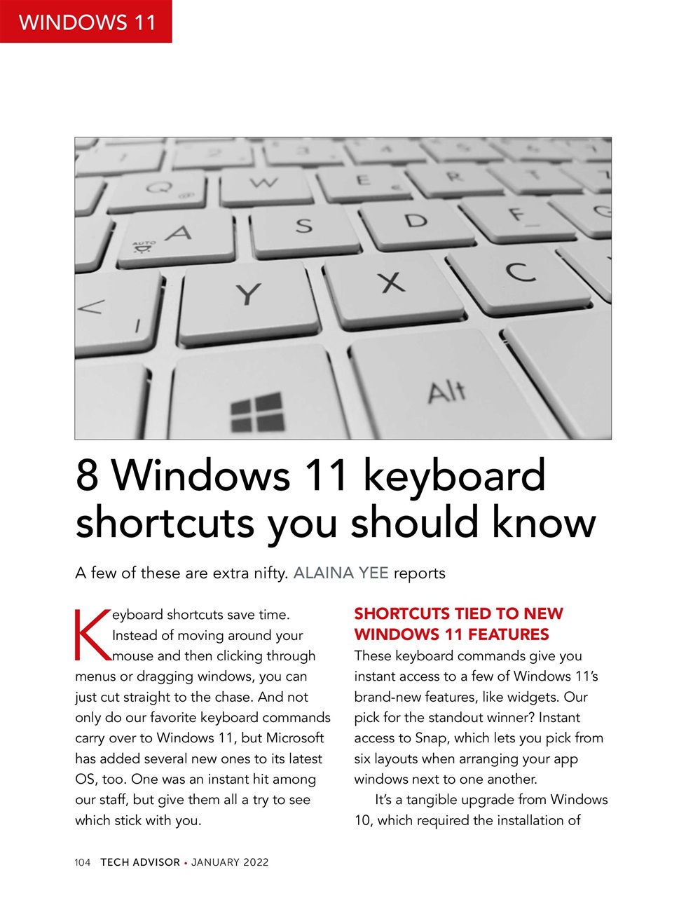 Tech Advisor Preview Pages