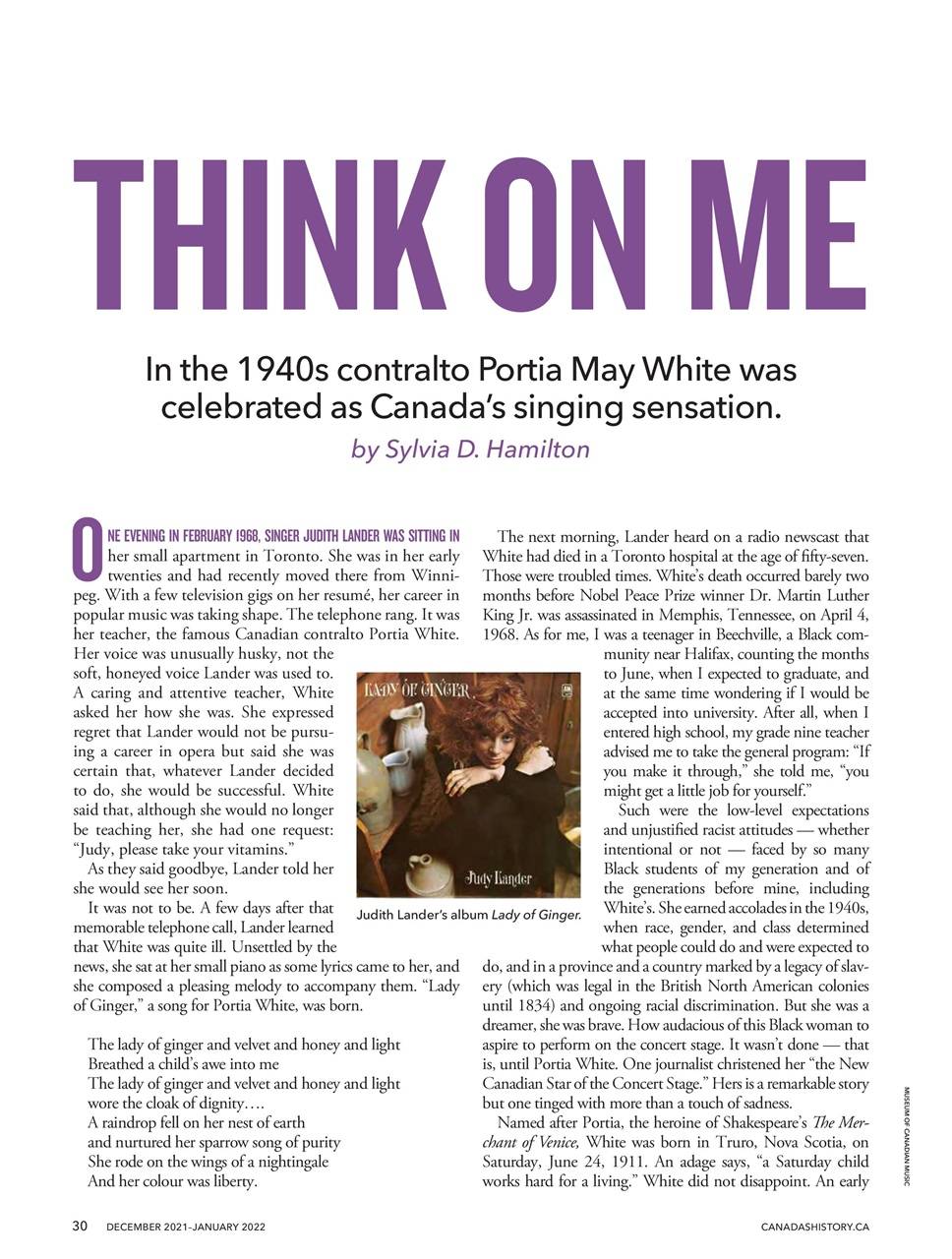 Canada's History Preview Pages