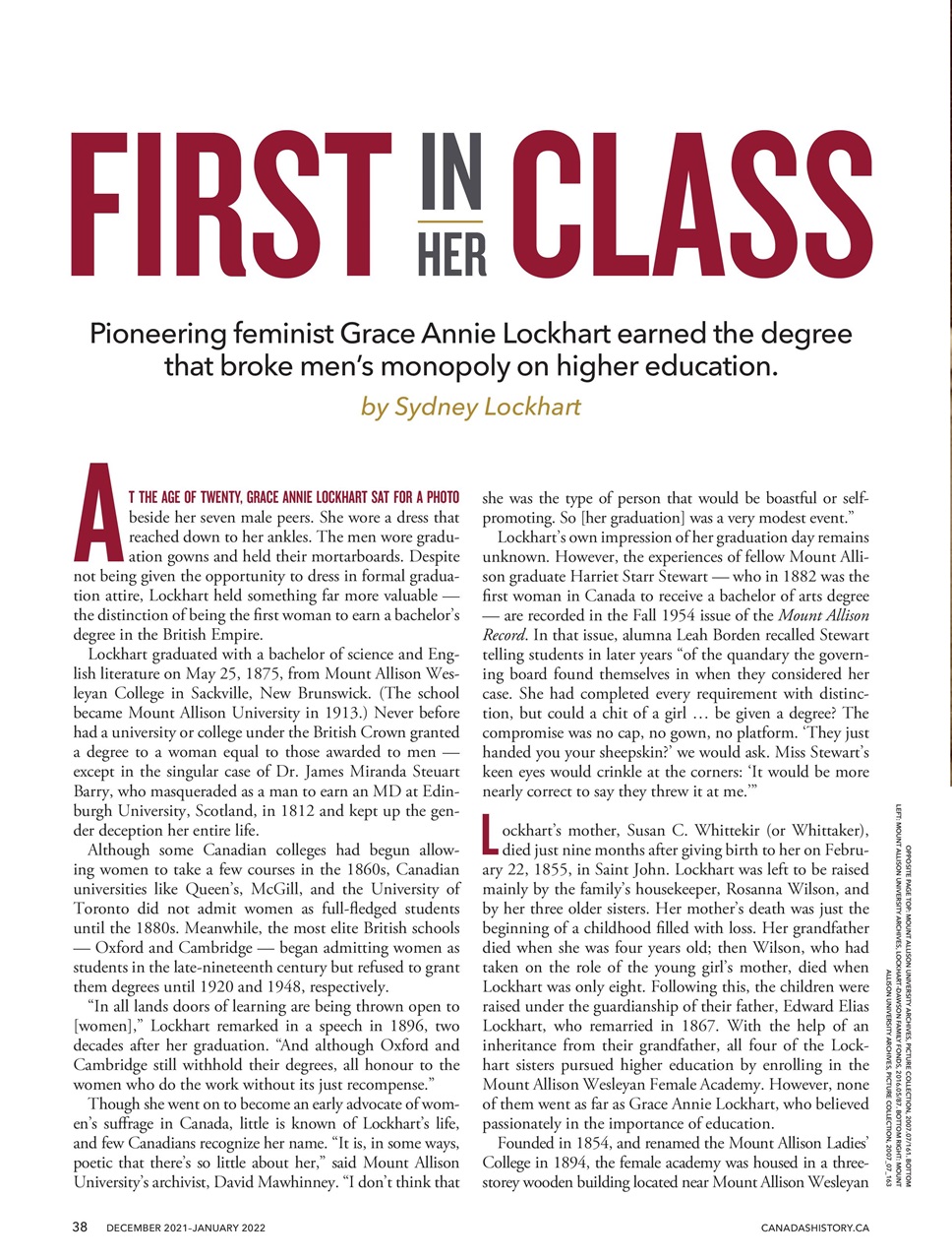 Canada's History Preview Pages