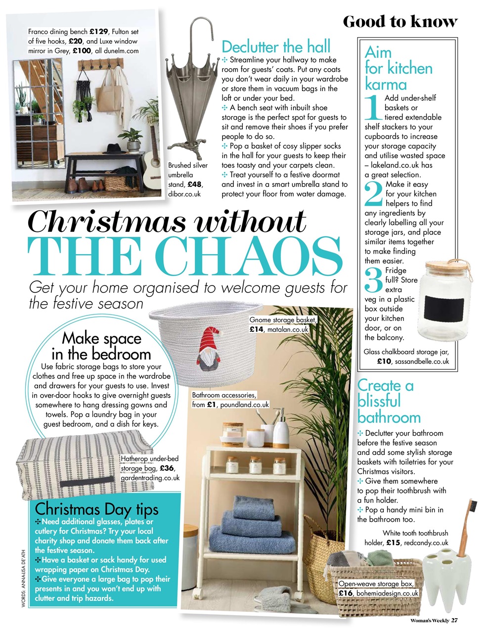 Woman's Weekly Preview Pages