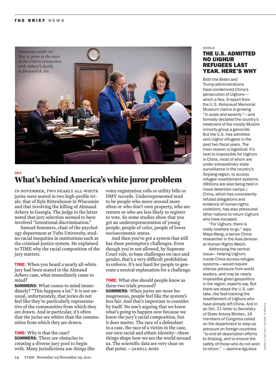 TIME Magazine Europe Preview Pages