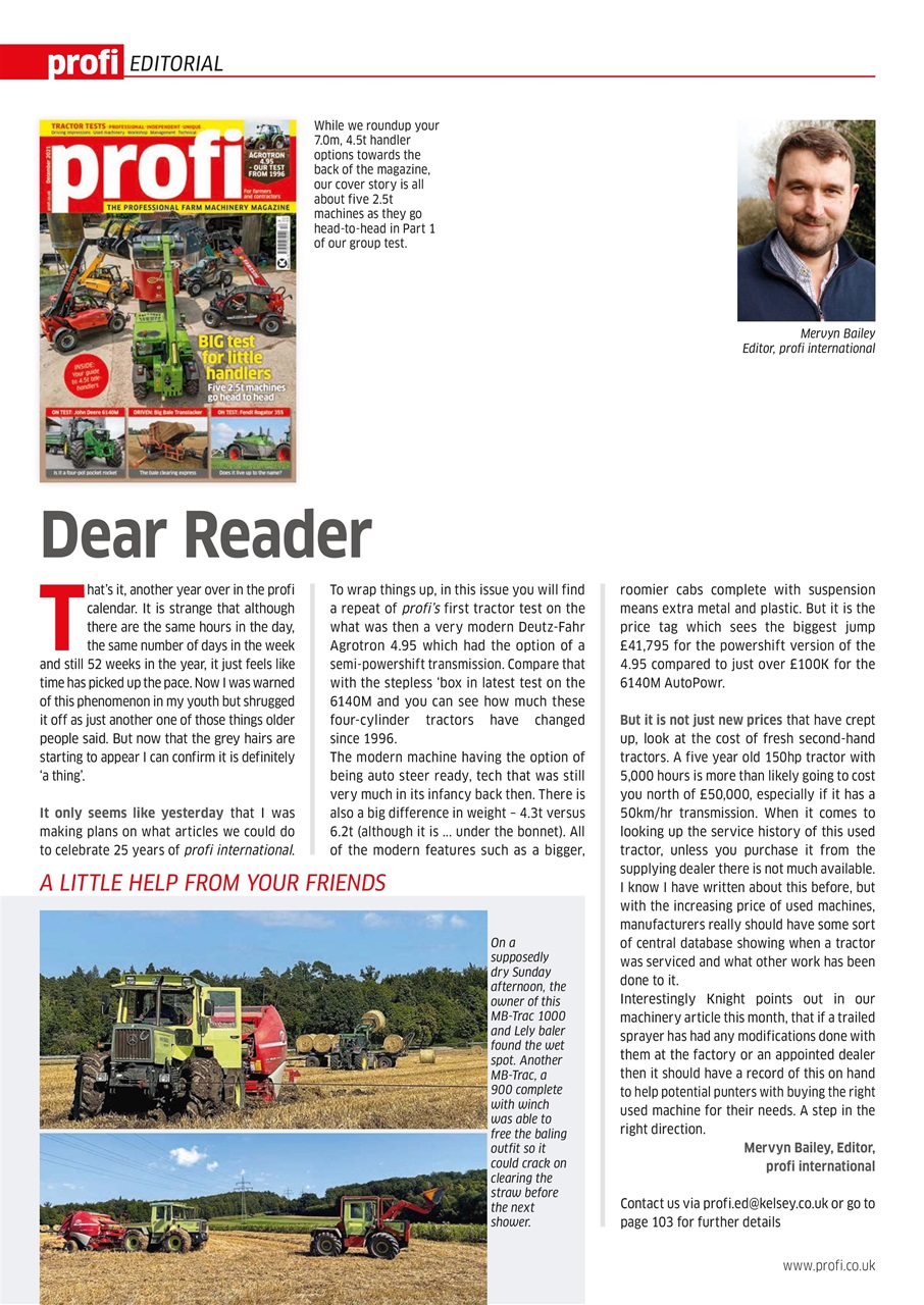 Profi International Preview Pages