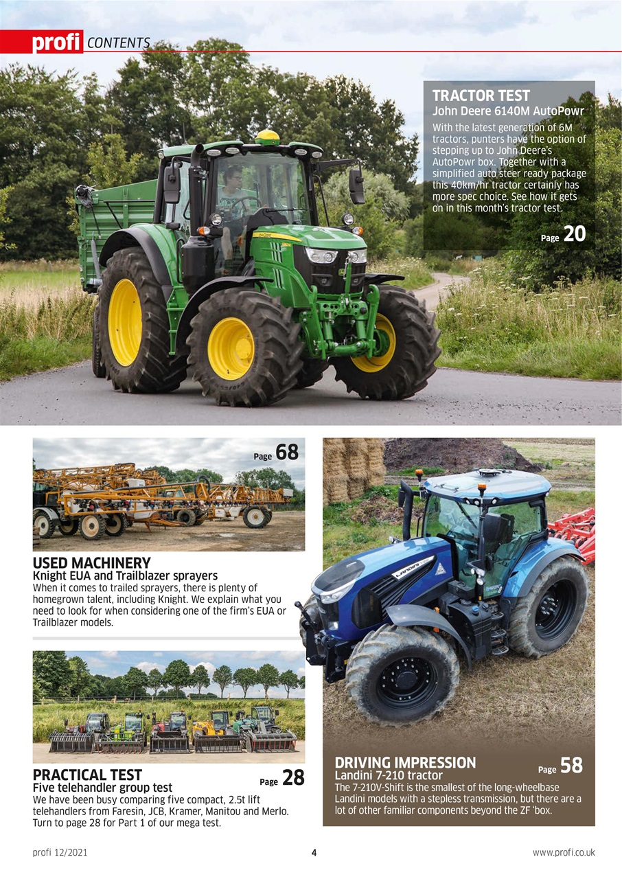 Profi International Preview Pages