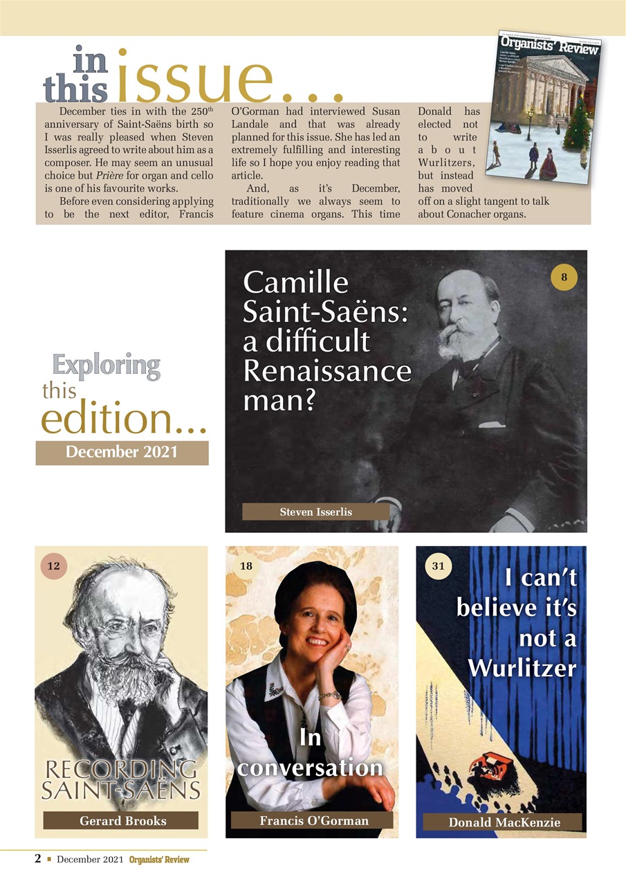 Organists' Review Preview Pages